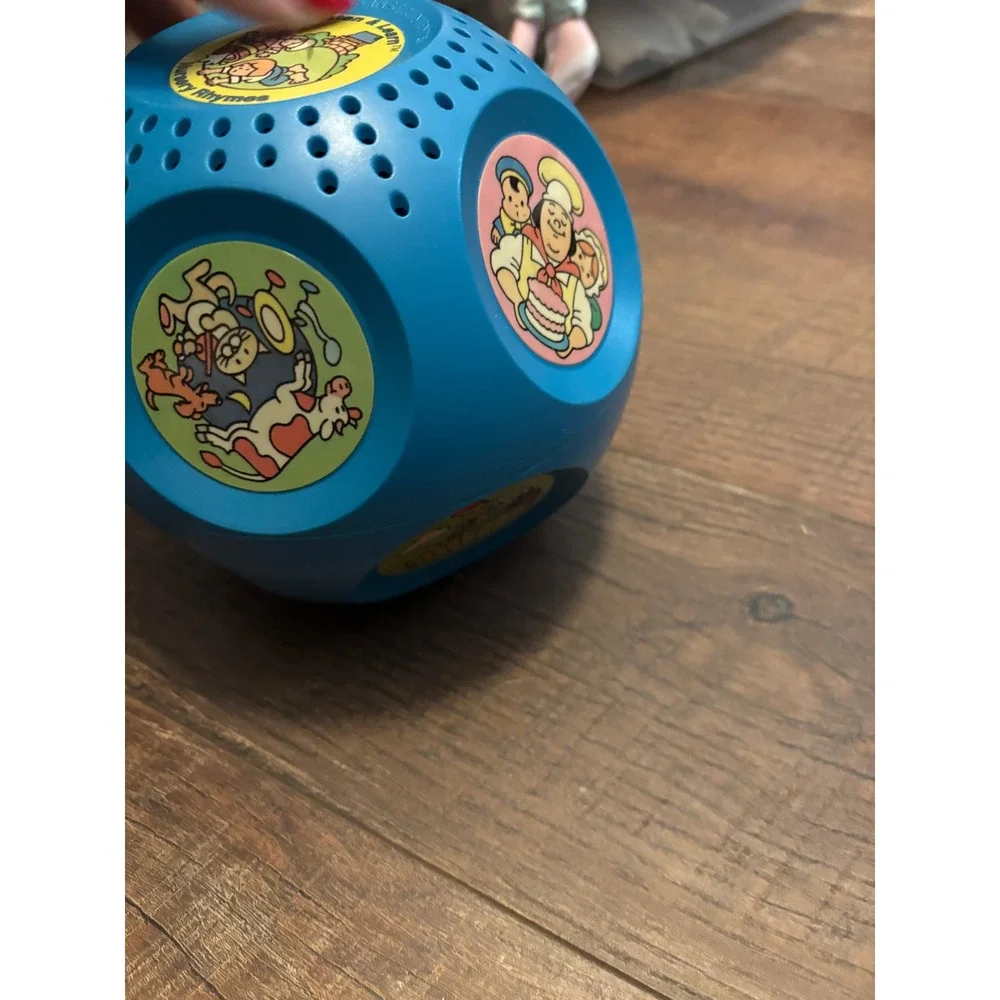 Texas Instruments Listen & Learn Nursery Rhymes Blue Electronic Toy Vintage